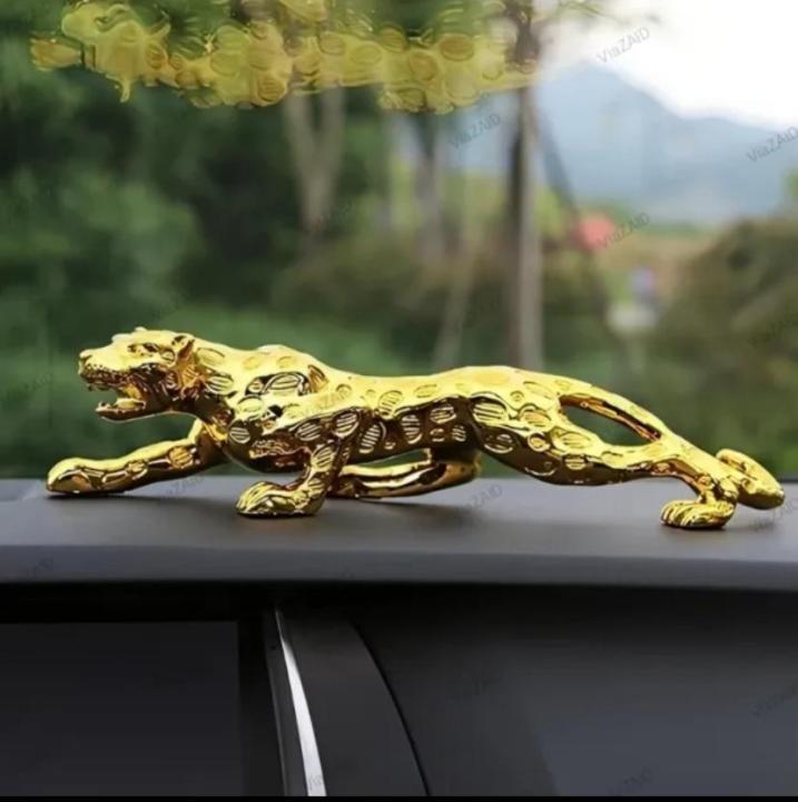 Golden Leopard For Car Dash board