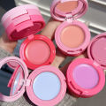 3 In 1 Matte Lip Mud Blusher Cream Rouge Stack Peach Blush Paste Clay Natural Cheek Contour Tint Eyeshadow Makeup Palette. 