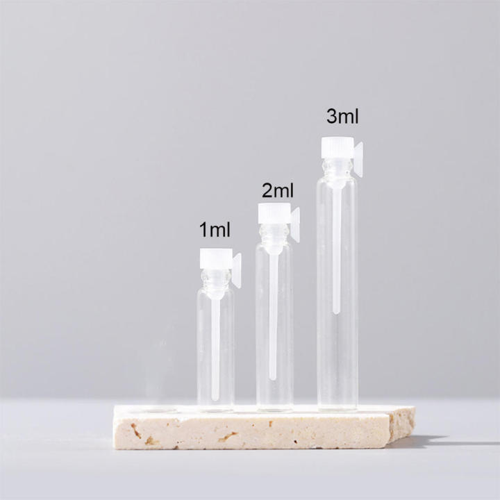 PP Mini glass perfume vials Convenient Small sample vials Perfume
