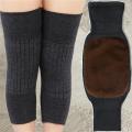 1 Pair Knee Brace Thermal Winter Sleeves Long Warm Leg Sleeve Wool Pad Support High Quality Fleece Inside - Leg Warmer Warm Knee Brace Pad - 1 Pair Men Women Cashmere Knee Braces - Cashmere Leg Warmer – Best - Leg Warmers For Men. 