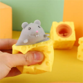 Pop up Mouse And Cheese Squishy Cup. 