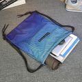 Original gradient tide street sports drawstring backpack, student waterproof drawstring pocket, simple eco-friendly bag, men's and women's bags. 