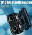 Wireless 2 Airpods  m10 i12 air31Bluetooth Hand Free with Power Bank Earphones White bluetooth ear phone for all cell. 