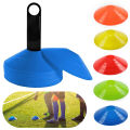 Training Cones Discs Plates Sport Soccer Training Sign Dish Cones Marker Discs Marker Bucket Football Training Sign Dish Agility Training Cones Multicolor Flexible Durable, Training Equipment for Football, Basketball, Agility, Field Marker, Spot Marker. 