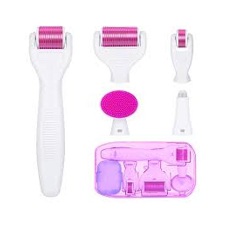 Derma%206%20in%201%20Micro%20Needle%20SKin%20Therapy%20Derma%20Roller%20Kit%20For%20Face%20&%20Body%20-%20Image%202