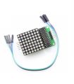 MAX7219 Red 8x8 Dot Matrix display led screen with wires. 