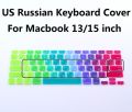 Russian Letters Keyboard protector Film For Macbook Air Pro Retina 13. 