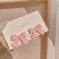 17MILE Korean style bow-shaped Stud earrings for women sweet Elegant earring fashion jewelry Gift. 