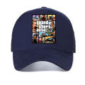 【AMG DEDL MALL】Grand Theft Auto Game GTA 5 cap fashion gta5 fans Mesh breathable Snapback hats Bone Garros. 