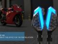 High Quality imported BLUE DRL indicators for motorcycle bike DRL Light 2pcs. 