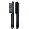 Hair Straightener Brush 2 In 1 Hair Hot Comb Electric Hair Straightener Curler Heating Styling Comb Straightening and Curling Styling Tool. 
