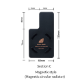Mobile Phone Cooler Copper Graphene Sheet Tablet Dissip Uniform Plate Increases Heat Dissipation Area,C. 