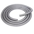 1M 4-13mm 304 Stainless Steel Corrugated Pipe Wire Line Cable Conduit Protect Threaded Hose Rat-proof Pipe Sleeve Home Hardware. 