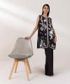 Sapphire Stitched - 2 Piece - Embroidered Cotton Net Suit For Women. 