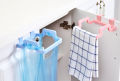 Hanging Trash Rack Storage Kitchen Garbage Bag Holder Hanging Kitchen Trash Rack Plastic Garbage Bag Holder, Dustbin, Towel Rack For Kitchen. 
