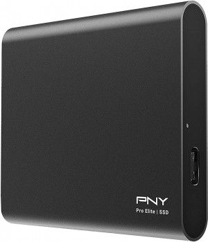 PNY Pro Elite 250GB USB 3.1 Gen 2 Type-C Portable SSD