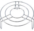 Stainless Steel Pan Stand - Heat Resistant Round Shape (20 cm). 