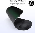 Axotic Mouse Mat with Gel Cushion, Washable Mouse Mat, Ergonomic Mouse Pawith Wrist Pad, Hand Rest, Easy Pain Relief, Non-Slip, Durable for Computer, Laptop, Notebook, Black. 