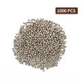 1000Pcs 3mm  Iron Round Bead Smooth Ball Spacer Beads Findings. 