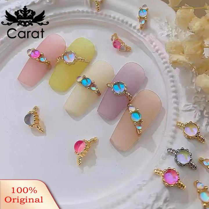 Carat Nail Alloy Decor Three-dimensional Women Girl Nail Decoration Bow Nail Charm