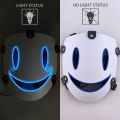 LED Mask Anime High-Rise Invasion Mask Japanese Tenkuu Shinpan Cosplay Costume Accessories Halloween Mask. 