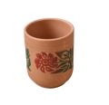 2Pes(mitti ka glass) Clay Glass, Traditional unglazed Terracotta glasses(390 ml). 