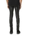 Black Leather Pant For Men - Stay Stylish With A Black Leather Pant- Premium Quality With Fine Stitching For Elegant Look. 