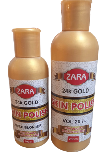 Zara 24K Gold Skin Polish For Beauty Glowing Skin 200ml