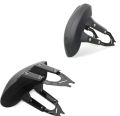 Universal ABS Splash Guard / Mud Guard Rear Fender With CNC Fitting For Motorcycle Aesthetic Design Essential For Sports Bike Universal Fitment Eg, YBR, BENELLI, DERBI, WEGO etc. 