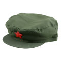 beler China Chairmen Mao PLA Red Army Soldier Green Star Cap Communist Party Hat. 
