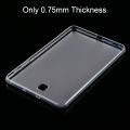 Tablet Case For Galaxy Tab A 8.0 (2018) T387 0.75mm Ultrathin Outside Glossy Inside Frosted TPU Soft Protective Case. 