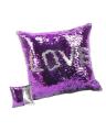 Pack OF 2 Sequin Reversible Mermaid Magic Cushion With Filling. 