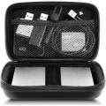 External Hard Drive Carrying Case WD HDD SSD Bag - Black. 