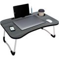 Multipurpose Foldable Laptop Table With Cup Holder, Study Table, Bed Table, Breakfast Table, Foldable And Portable. 