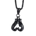 Fashion Men Boxing Glove Pendant Chain Necklace Fitness Sports Jewelry Gift. 