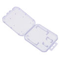 10Pcs Clear Plastic Memory Card Case stick Micro SD TF Card Storage Box Protection Holder NMGM. 