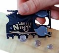 Wallet Ninja Multitool Card – 18 in 1 Size Multi Purpose Tool for Quick Repairs, EDC Survival Gear, Bottle Opener. 