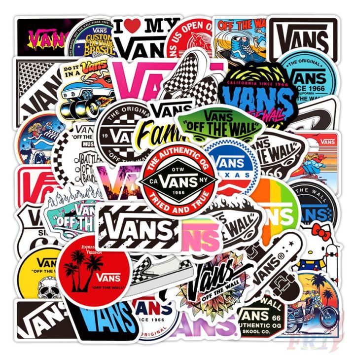 ❉ Vans Series 04 HipHop Fashion Brand Logo Stickers ❉ 50Pcs