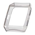 For Fitbit Ionic Full Coverage TPU Watch Case(Transparent Orange). 