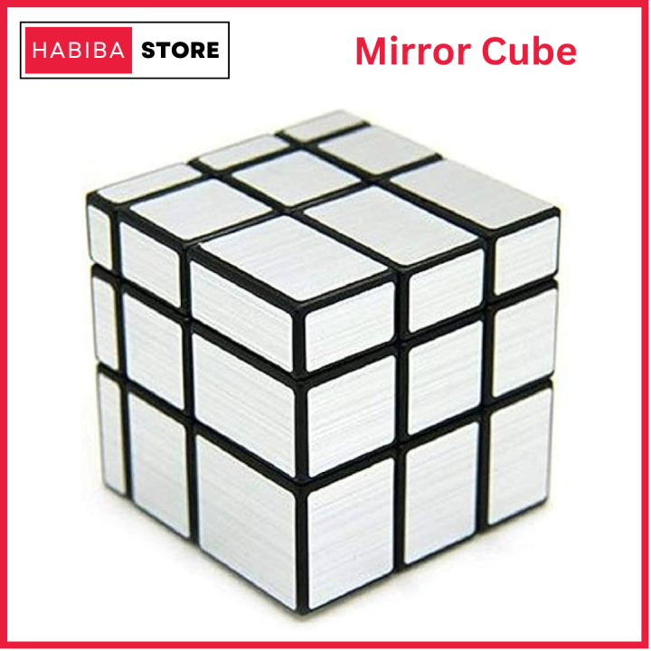 High Quality Mirror Cube 3x3 Silver Stickerless Fast Speed Magic Cube for Kids Early Learning Toys - 3x3 Mirror Cube Puzzle