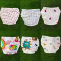Pack of 12- Soft Cotton baby chaddi Diaper Cover Panties in White prints. 