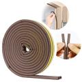 Door seal tape  D type  Roll size 2.5 Meter   Dust air,insect stopper, for windows, 6mm weather sealing strip, ideal for sound proofing room, control air condition cooling heating rubber foaming seal. 