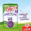 Coww and Gate 2 Follow On Milk Powder 800G  (IMPORTED). 