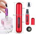 UR (Pack Off 5)  Perfume Atomizer Perfume mini 5ml Refillable Spray Bottle mini portable refillable perfume bottle aluminum perfume. 