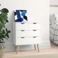 Victoria Lalani 4 Drawer 60Cm W Chest Of Drawers, Beautiful new Design With 4 Wooden Legs. 