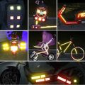 【HOT】 Reflective Car Accessories Door Sticker Safety Tape Decal Auto For Car Security Kwid Opel Astra H Emergency Triangle Car. 