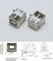 3pcs USB Female Type B Connector Arduino 4-Pin PCB Jack. 