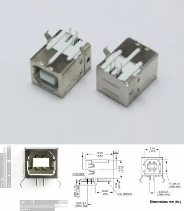 3pcs%20USB%20Female%20Type%20B%20Connector%20Arduino%204-Pin%20PCB%20Jack%20-%20Image%204