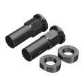 CNC Tusk Rim Lock Nuts Spacer Kit for Honda Yamaha KTM Suzuki Kawasaki MX Enduro Black. 