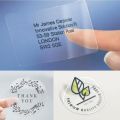 Transparent Sticker -  Name Sticker - Product Label - Customize Sticker - Product Label - Spice Label - Customize Product Label. 